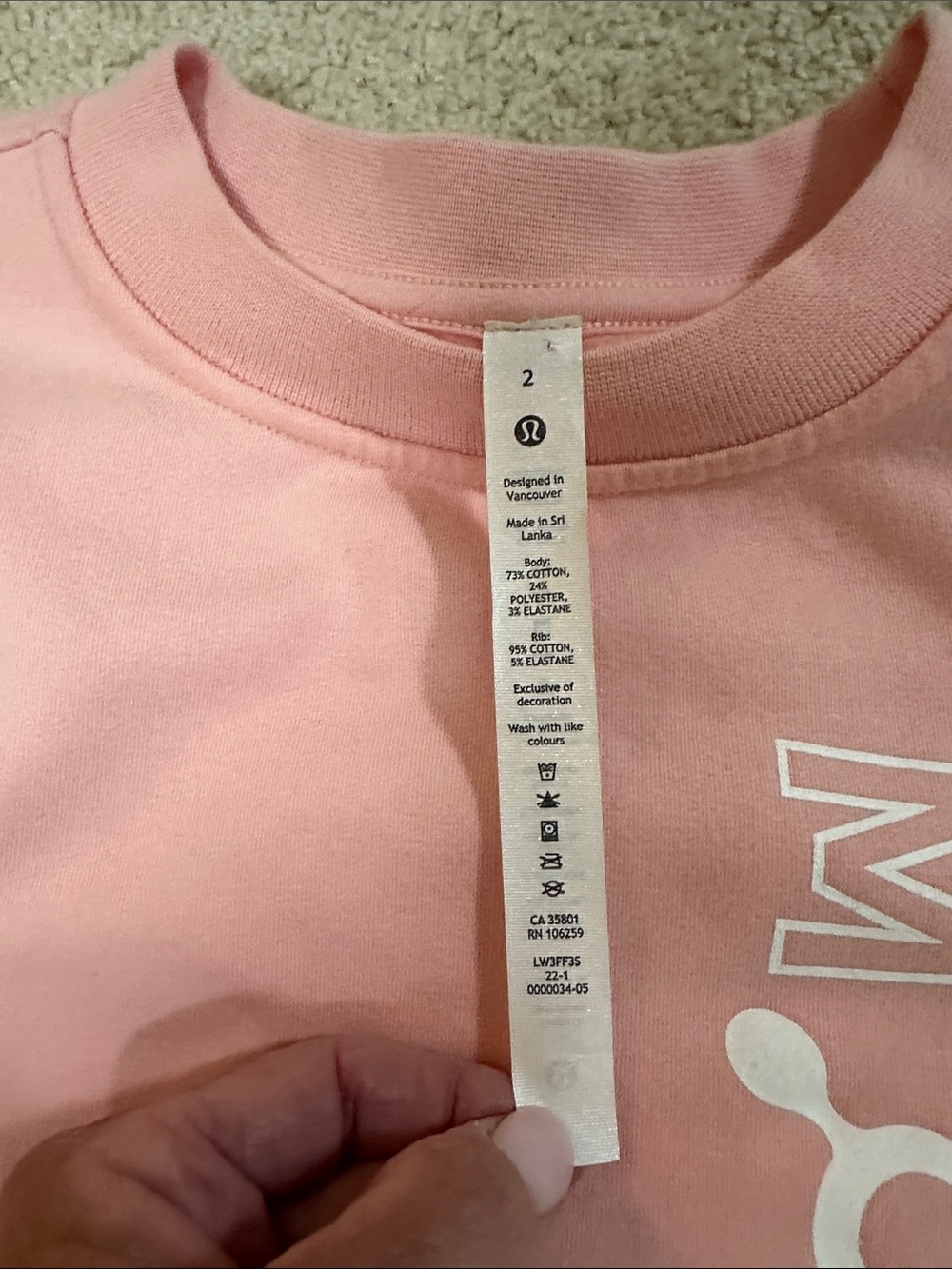 NWT Lululemon Orangetheory Loungeful Crewneck Pullover Size 2 - Picture 3 of 5